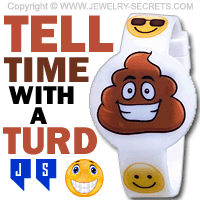 Tell Time With A Turd Wrist Watch