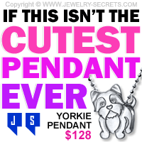 The Cutest Yorkie Pendant Ever