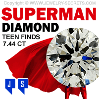 The Superman Diamond Kid Finds 744 Carat Diamond