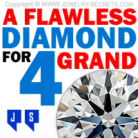 A Flawless Diamond For Four Grand