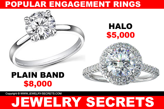 Buy A Plain Band Tiffany Or Halo Engagement Ring