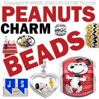 Charlie Brown Peanuts Snoopy Charm Beads Charlie Brown Peanuts Snoopy Charm Beads