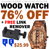 Maple Wood Mens Wrist Watch Just 2599