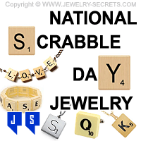 National Scrabble Day Jewelry
