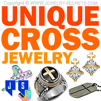 Unique Cross Jewelry Pendants Earrings Rings Bracelets Piercings