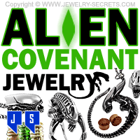 Alien Covenant Jewelry Pendants Rings Earrings