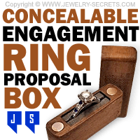 Concealable Engagement Ring Proposal Box
