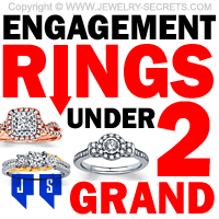 Engagement Rings Under 2 Grand