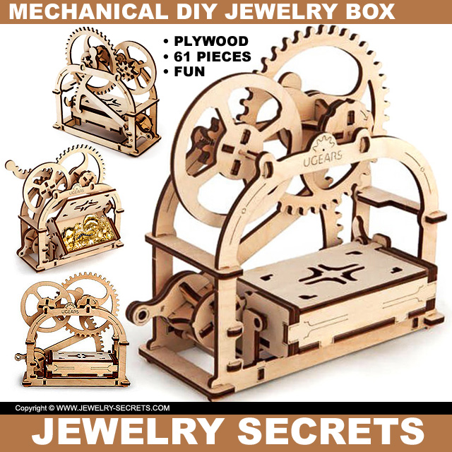 Mechanical DIY 61 Piece Jewelry Trinket Box Mechanical DIY 61 Piece Jewelry Trinket Box