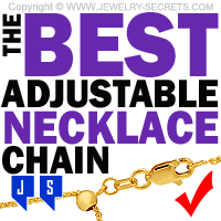 The Best Adjustable Necklace Pendant 14-20 Inch Wheat Chains