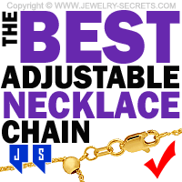 The Best Adjustable Necklace Pendant 14-20 Inch Wheat Chains The Best Adjustable Necklace Pendant 14-20 Inch Wheat Chains