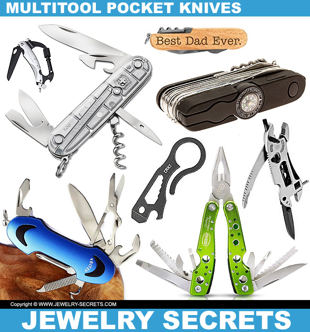Multitool Pocket Tool Knives for Fathers Day