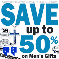 Save Up To 50 Percent Off On Mens Dads Jewelry Gifts