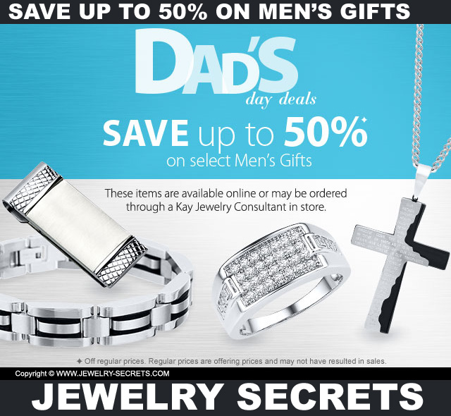 Save Up To 50 Percent Off On Mens Dads Jewelry Gifts