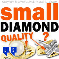 Small Diamond Quality Color Clarity