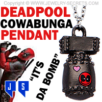 Deadpool Cowabunga Pendant Necklace