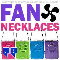 Fan Necklace Pendants