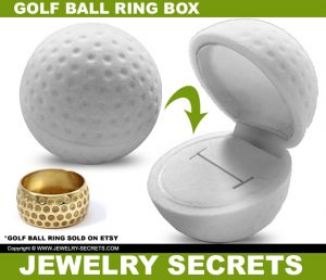 GOLF BALL SHAPED ENGAGEMENT RING BOX – Jewelry Secrets