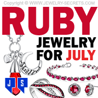 Ruby Jewelry For July Ruby Jewelry For July