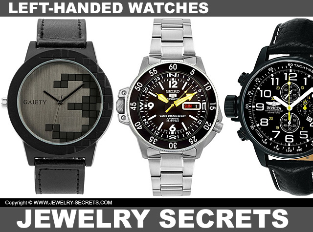 Left-Handed Wrist Watches
