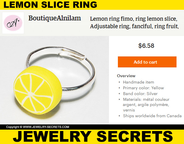 Lemon Slice Ring