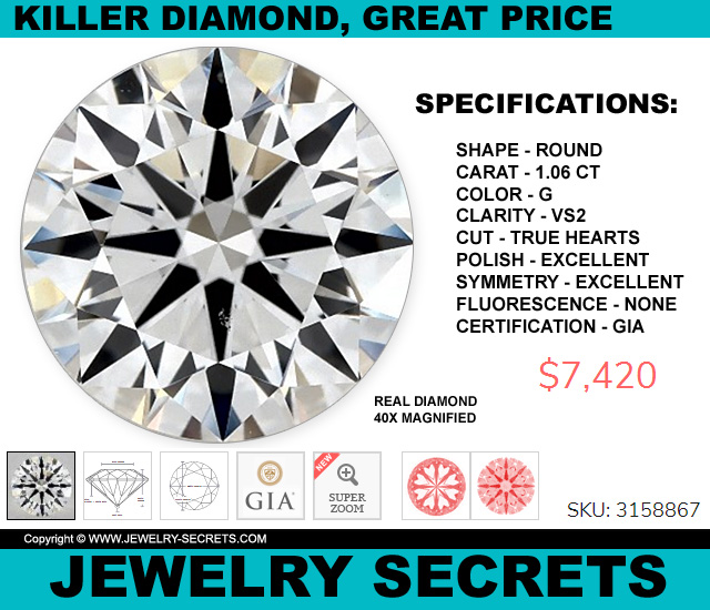 106 CT VS2 G Beautiful Diamond Great Price