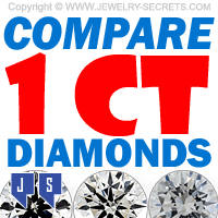 Compare 1 Carat Diamonds