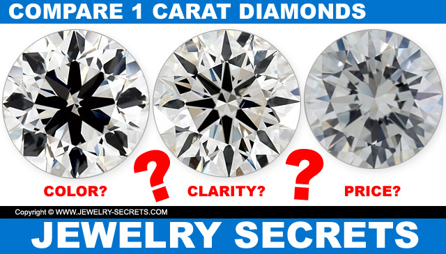 Compare 1 Carat Diamonds