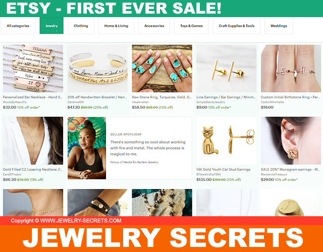 Etsy Having First Ever Sale Right NOW