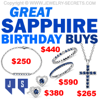 Great Sapphire September Birthday Buys Great Sapphire September Birthday Buys