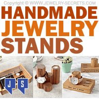 Handmade Wood Jewelry And Watch Stands