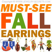Must-See Fall Autumn Earrings
