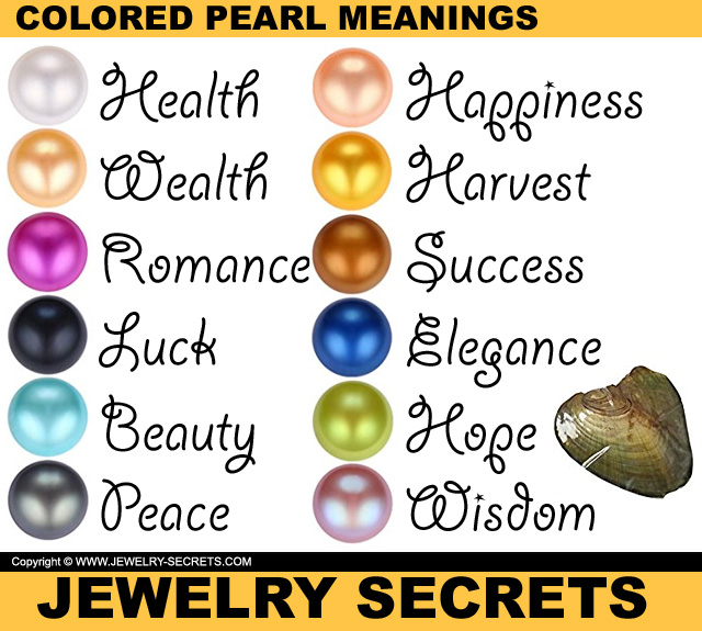 The Meaning Of Colored Oyster Pearls