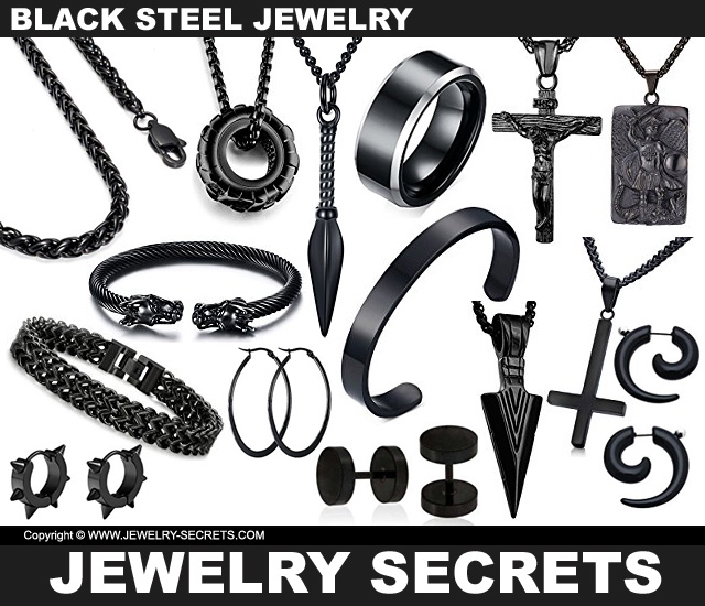 Black Steel Jewelry