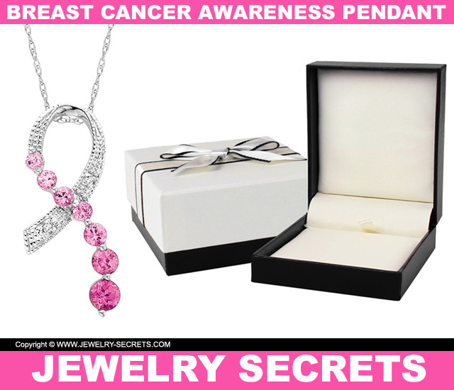 Breast Cancer Awareness Pendant Necklace