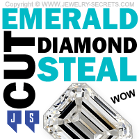 Emerald Cut Diamond Steal SI1 F Best Price