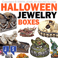 Halloween Spooky Jewelry Boxes And Trinket Boxes
