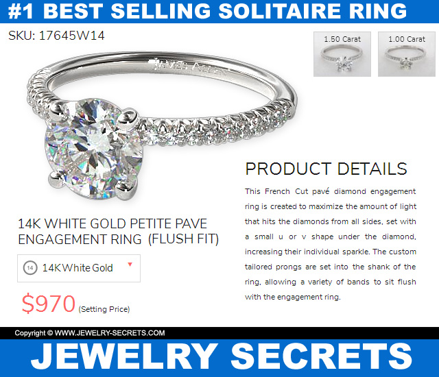 Number One Best Selling Solitaire Ring Mounting