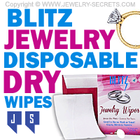 Blitz Jewelry Disposable Dry Wipes