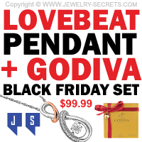 Lovebeat Pendant Plus Godiva Chocolate Black Friday Fred Meyer Jewelers Combo Deal