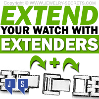 EXTEND YOUR WATCH WITH WATCH LINK EXTENDERS – Jewelry Secrets