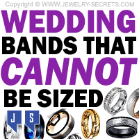 Mens Wedding Rings Bands That Cant Be Sized