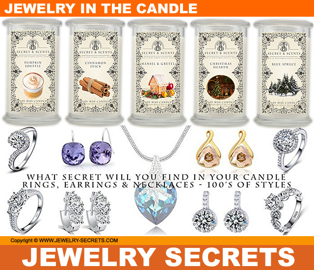 Pumpkin Spice Scented Jewelry In A Candle