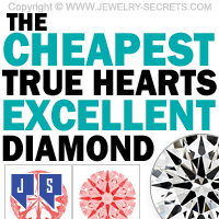 The Cheapest True Hearts Arrows Excellent Loose Certified VS H Diamond