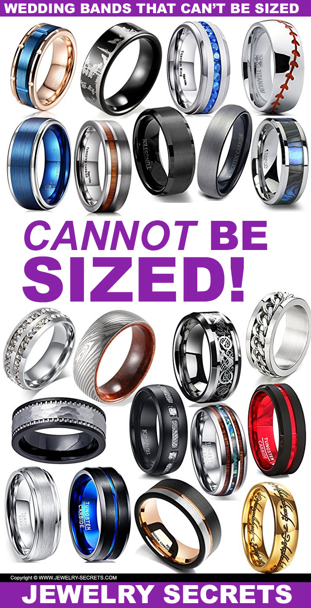 Wedding Bands That Cant Be Resized