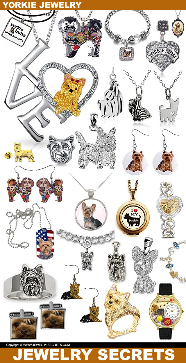 Yorkie Dog Puppy Jewelry