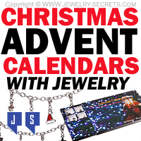 2017 Christmas Advent Calendars With Jewelry Necklace Bracelet Charms