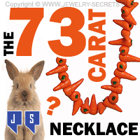 The 73 Carat Carrot Necklace Gag Gift