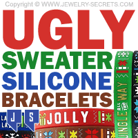 Ugly Sweater Silicone Bracelets