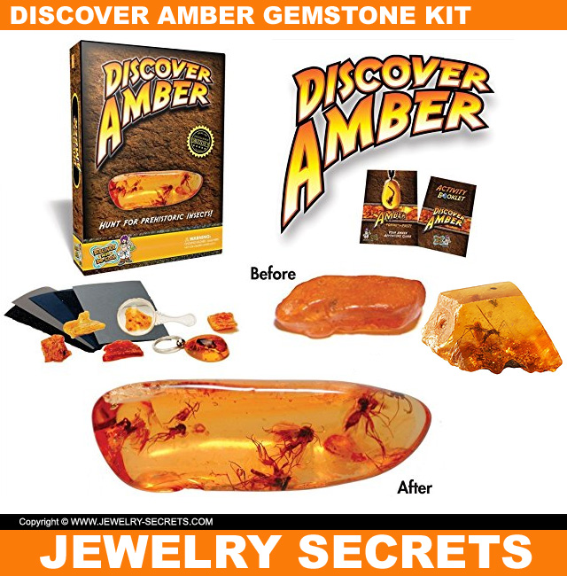 Discover Real Amber Polish Gemstone Kit